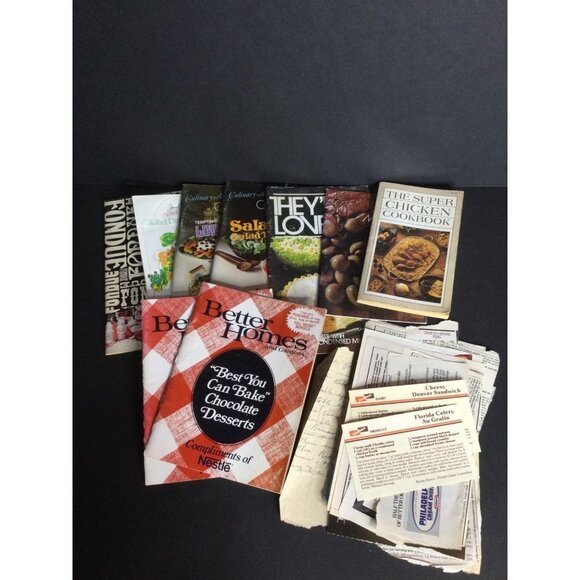 Vintage Lot of 70s 80s Cook Books recipes Better Homes Culinary Arts Institute - Picture 1 of 14
